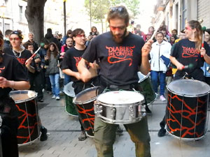 Festes de Primavera de Girona 2024. Despertada del petit Drac Major a la Rambla de la Llibertat