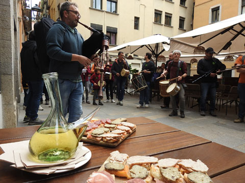 Parada en un dels establiments