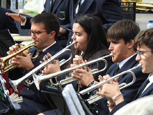 Fires de Sant Narc&iacute;s 2023. Concert de Girona Banda Band i la mallorquina Filharm&ograve;nica Porrerenca