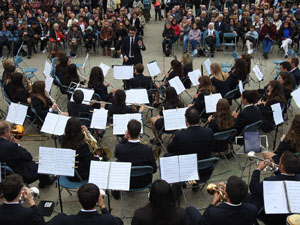 Fires de Sant Narc&iacute;s 2023. Concert de Girona Banda Band i la mallorquina Filharm&ograve;nica Porrerenca