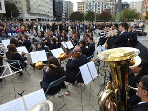 Fires de Sant Narc&iacute;s 2023. Concert de Girona Banda Band i la mallorquina Filharm&ograve;nica Porrerenca
