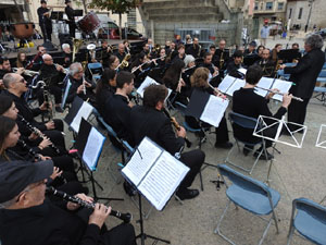 Fires de Sant Narc&iacute;s 2023. Concert de Girona Banda Band i la mallorquina Filharm&ograve;nica Porrerenca