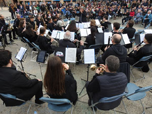 Fires de Sant Narc&iacute;s 2023. Concert de Girona Banda Band i la mallorquina Filharm&ograve;nica Porrerenca