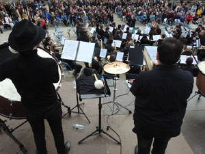 Fires de Sant Narc&iacute;s 2023. Concert de Girona Banda Band i la mallorquina Filharm&ograve;nica Porrerenca