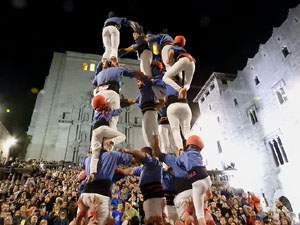 Fires de Sant Narc&iacute;s 2023. Pilar a les escales de la Catedral