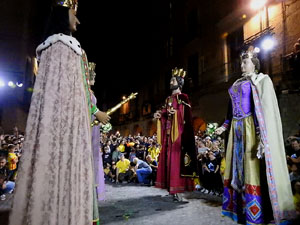 Ball de l'&agrave;liga, capgrossos i gegants