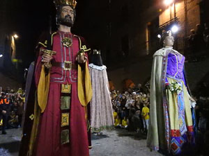Ball de l'&agrave;liga, capgrossos i gegants