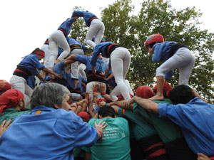 Fires de Sant Narc&iacute;s 2024. Els Castells de Vig&iacute;lia amb els Marrecs de Salt, Colla Castellera Guillats de la Selva  i la Colla Castellera Esperxats de l'Estany