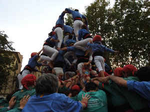 Fires de Sant Narc&iacute;s 2024. Els Castells de Vig&iacute;lia amb els Marrecs de Salt, Colla Castellera Guillats de la Selva  i la Colla Castellera Esperxats de l'Estany