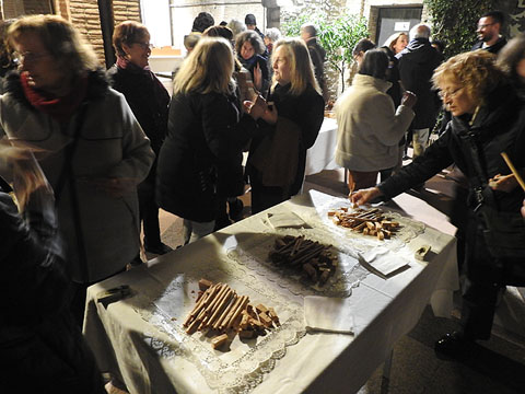 Tast de neules i torrons