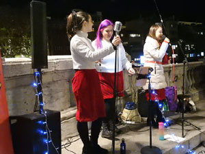 Nadal 2023. Girona Christmas Swing. Actuaci&oacute; de The Lolita's Sisters