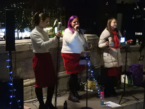 Nadal 2023. Girona Christmas Swing. Actuaci&oacute; de The Lolita's Sisters