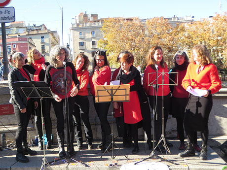 Nadal 2023 a Girona. Girona Christmas Swing. Actuaci&oacute; de The New Flappers