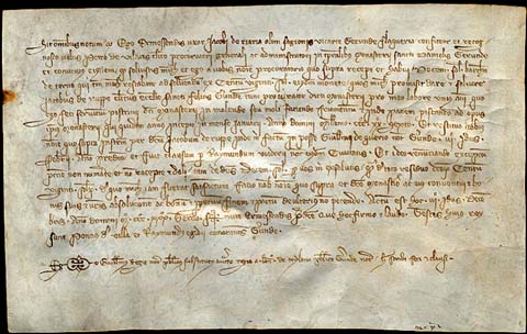 11 de desembre de 1333. Ermessenda, muller de Jaume de Riera, en altre temps saig de la vegueria de Girona, flequera, realitza una &agrave;poca a Pere de Vilac&iacute;s, procurador del monestir de Sant Daniel de Girona, de deu sous, restant el deute de cent vint que el monestir tenia a l'atorgant com a paga del servei de fleca d'un any