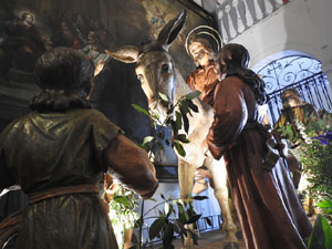 Setmana Santa 2024 a Girona. Exposanta a l'esgl&eacute;sia dels Dolors