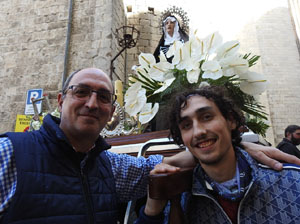 Setmana Santa 2024 a Girona. Preparaci&oacute; dels Passos de la process&oacute;