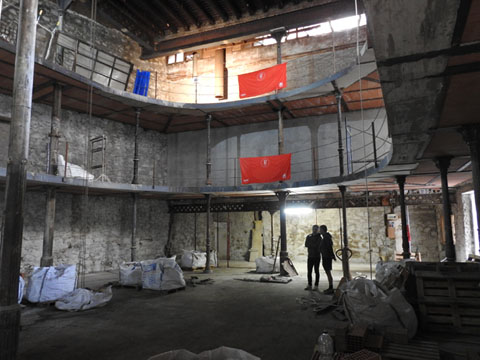 Interior de la sala en obres. 20/10/2023