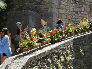 Temps de Flors 2024. Catedral - Passad&iacute;s del  fossat de l'absis