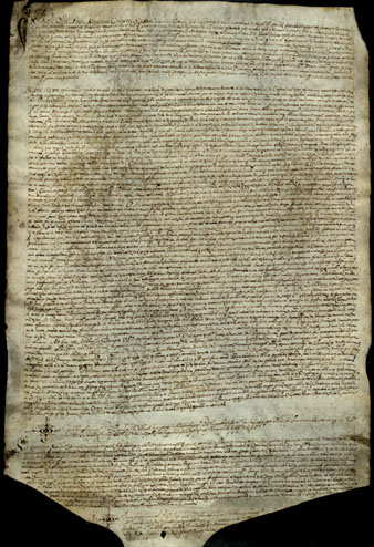 01/09/1612. Venda atorgada per Vicen&ccedil; Moresc, pag&egrave;s de la parr&ograve;quia de Parets, baronia de Vilademuls, a favor de Ll&agrave;tzer Scura, doctor en medicina, ciutad&agrave; honrat de Girona, d�una casa situada al carrer de les Ballesteries de Girona. A orient, afronta amb la casa del comprador situada al carrer de Sant Lloren&ccedil;, dins la For&ccedil;a Vella