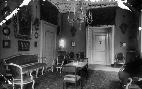 Habitaci&oacute; de la Casa Carles. 1920