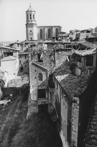 Antic internat de la Immaculada, col&middot;legi dels Maristes al carrer Claveria. 1987