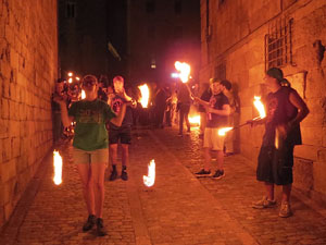 Diada Nacional 2025. XVII Marxa de Torxes de Girona pels carrers del Barri Vell de Girona