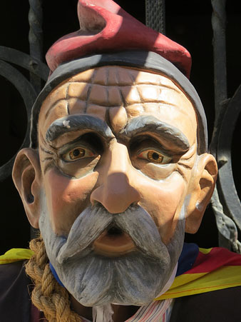 El gegant&oacute; Pauet del carrer del Riu, de Torroella de Montgr&iacute;