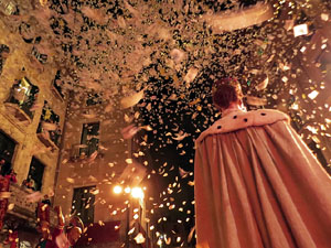 Fires de Sant Narc&iacute;s 2024. Ball de l'&Agrave;liga, capgrossos i gegants
