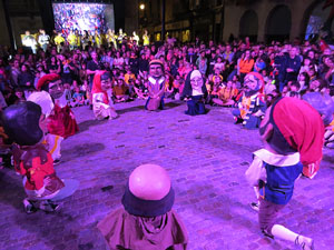 Ball de l'&agrave;liga, capgrossos i gegants