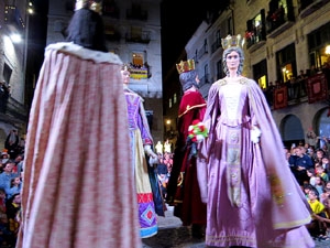 Ball de l'&agrave;liga, capgrossos i gegants
