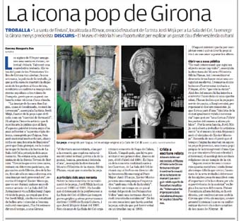 El cap trobat a l'Onyar. Article de Gemma Busquets publicat al diari 'El Punt Avui' el 10 de maig del 2020