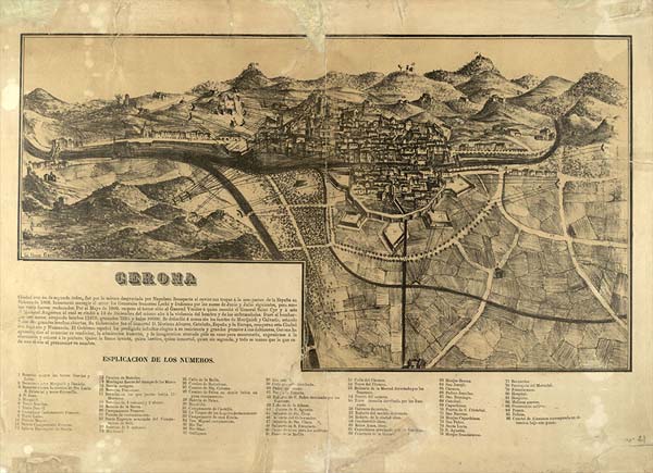 Pl&agrave;nol de Girona, 1809