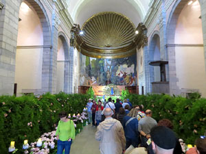 Temps de Flors 2025. Esgl&eacute;sia de Sant Mart&iacute;