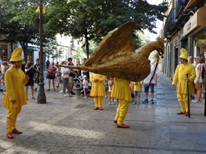 Cercavila de la Flama del Canig&oacute; 2026 fins la pla&ccedil;a del Vi
