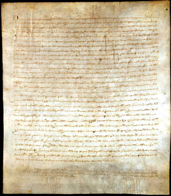 4 de gener 1334 [1335]. Donaci&oacute; de Gilabert de Cru&iuml;lles, bisbe de Girona (1334-35) al canonge i futur bisbe Arnau de Mont-rodon