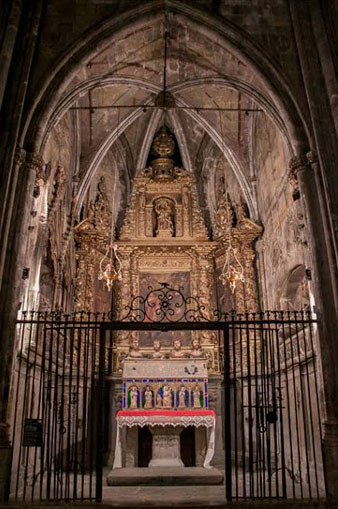 La capella dels Quatre Sants m&agrave;rtirs a la Catedral