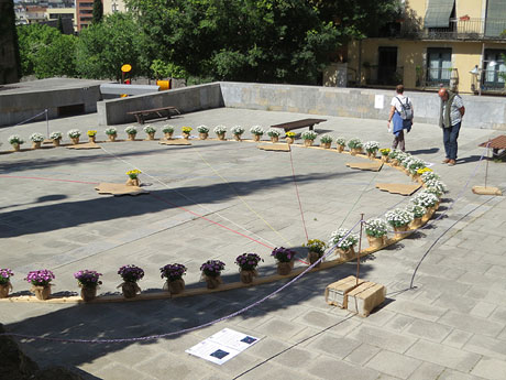 Temps de Flors 2026. Pla&ccedil;a de Jacint Verdaguer, baix