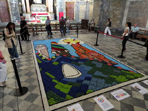 Temps de Flors 2026. Bas&iacute;lica de Sant Feliu (interior)
