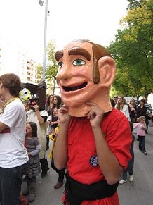 Trobada de gegants: la cercavila