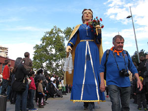Trobada de gegants: la cercavila