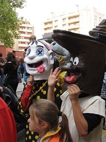 Trobada de gegants: la cercavila