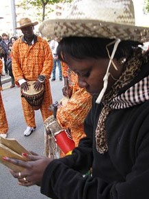 Trobada de gegants: la cercavila