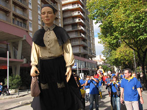 Trobada de gegants: la cercavila