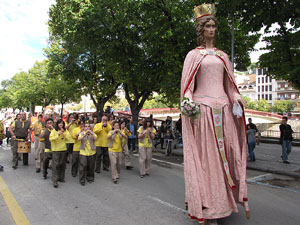 Trobada de gegants: la cercavila