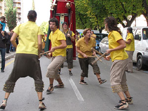 Trobada de gegants: la cercavila