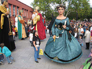 Trobada de gegants: la ballada
