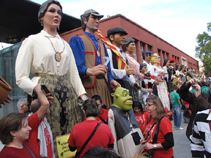 Trobada de gegants: la ballada