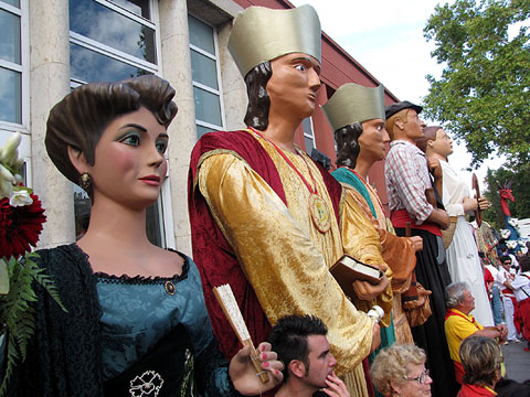 Trobada de gegants: La ballada