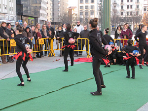 Gimn&agrave;stica r&iacute;tmica. Pla&ccedil;a de la Constituci&oacute;