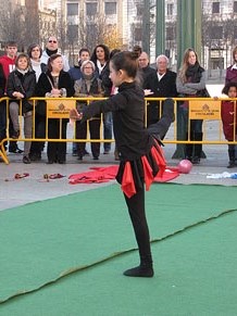 Gimn&agrave;stica r&iacute;tmica. Pla&ccedil;a de la Constituci&oacute;